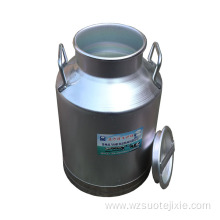 sealed pure aluminum milk transport barrels milk barrels